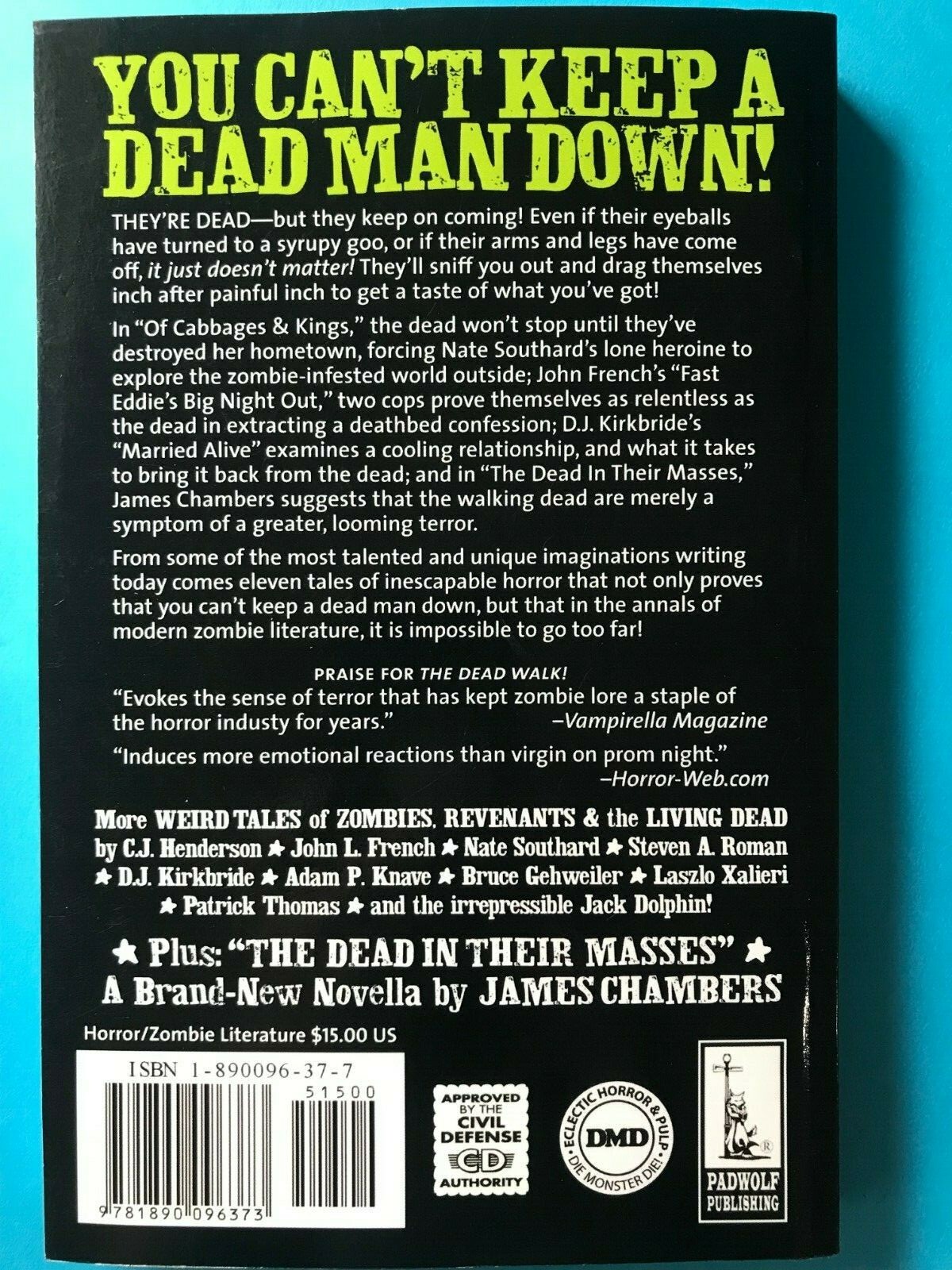 THE DEAD WALK AGAIN By Several Writers (2007/FE/SIGNED)