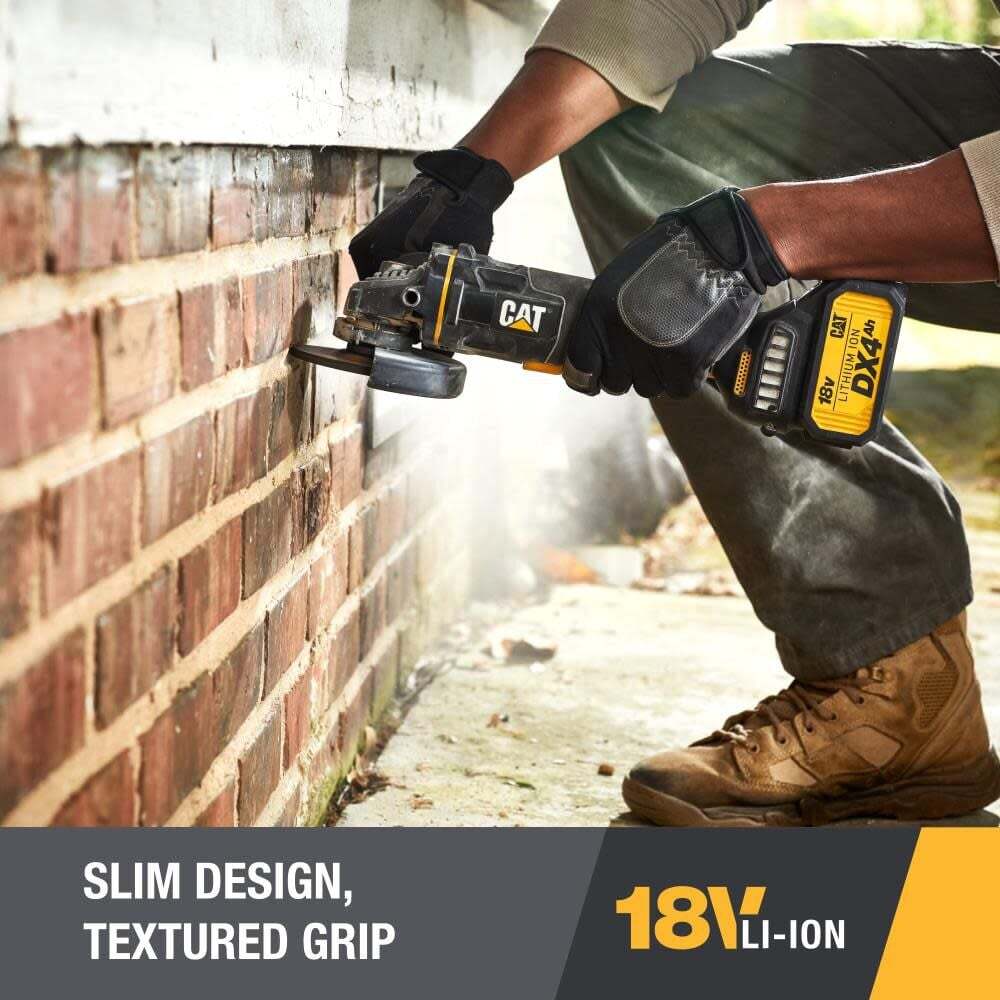 Cat 18V 4.5 In Cordless Angle Grinder With Brushless Motor (Bare Tool)
