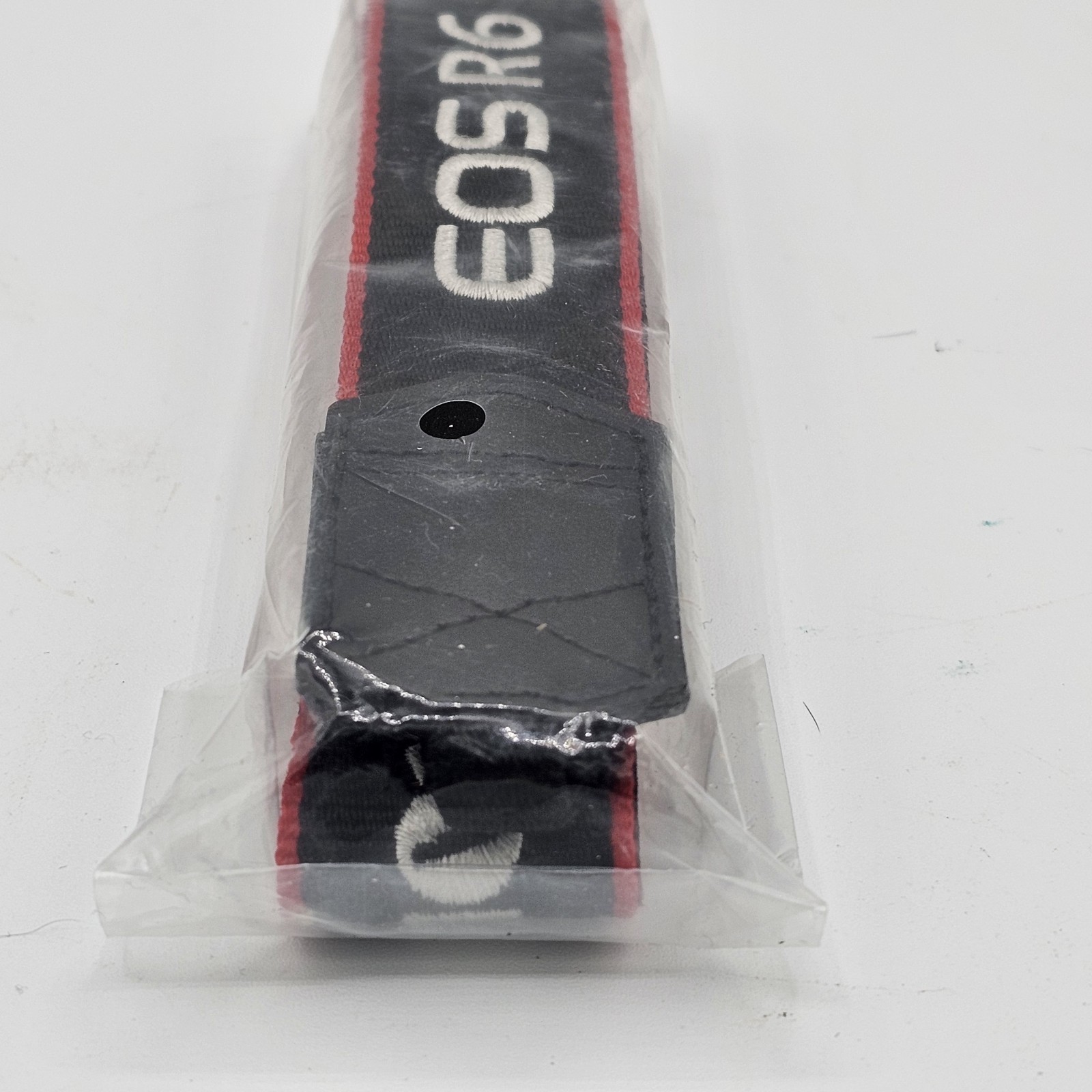 Canon EOS Camera Neck Strap, Genuine, Black/Red - New In Package