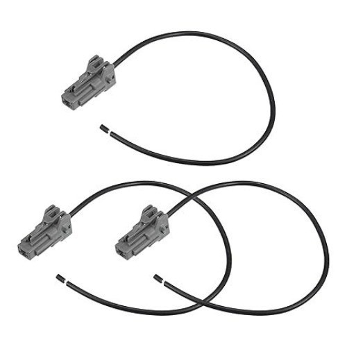 3-Pack Starter Motor Solenoid Connector Pigtail Plug Harness - Compatible with S