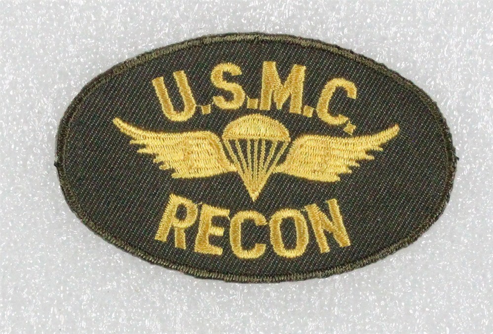 USMC Marine Corps - Marine Recon patch (cut edge oval)