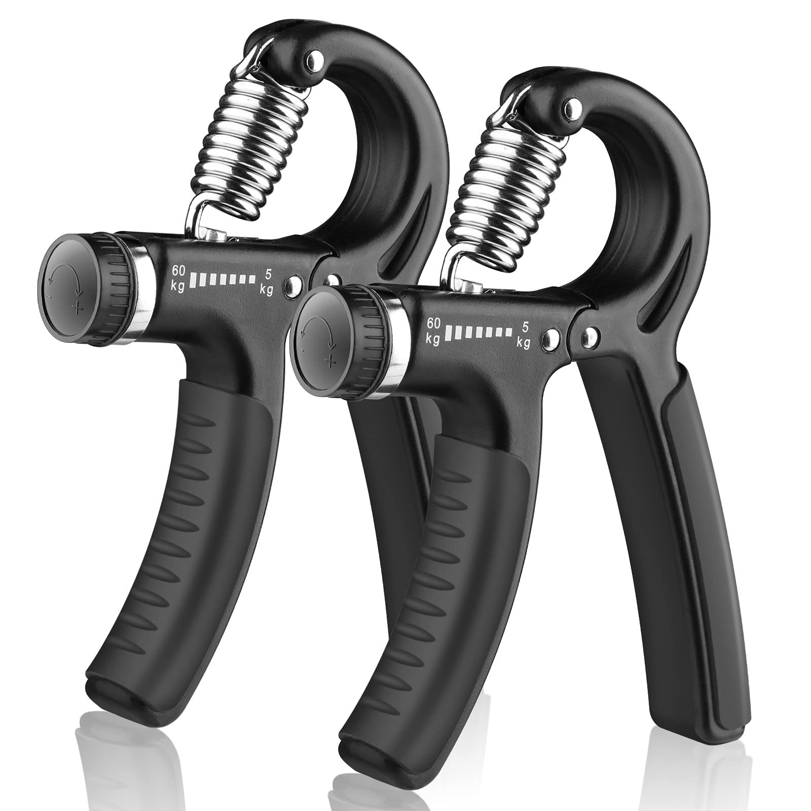 Adjustable Grip Strength Trainer, Forearm Exerciser 11132 lbs, Hand Gripper S...