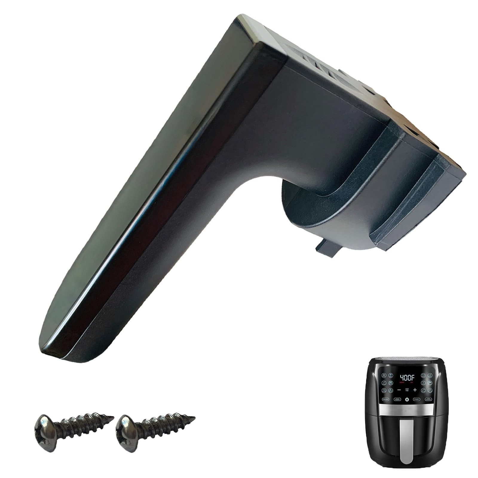 Rhsaae Air Fryer Replacement Parts Handle for Gourmia GAF556 5QT M, Black