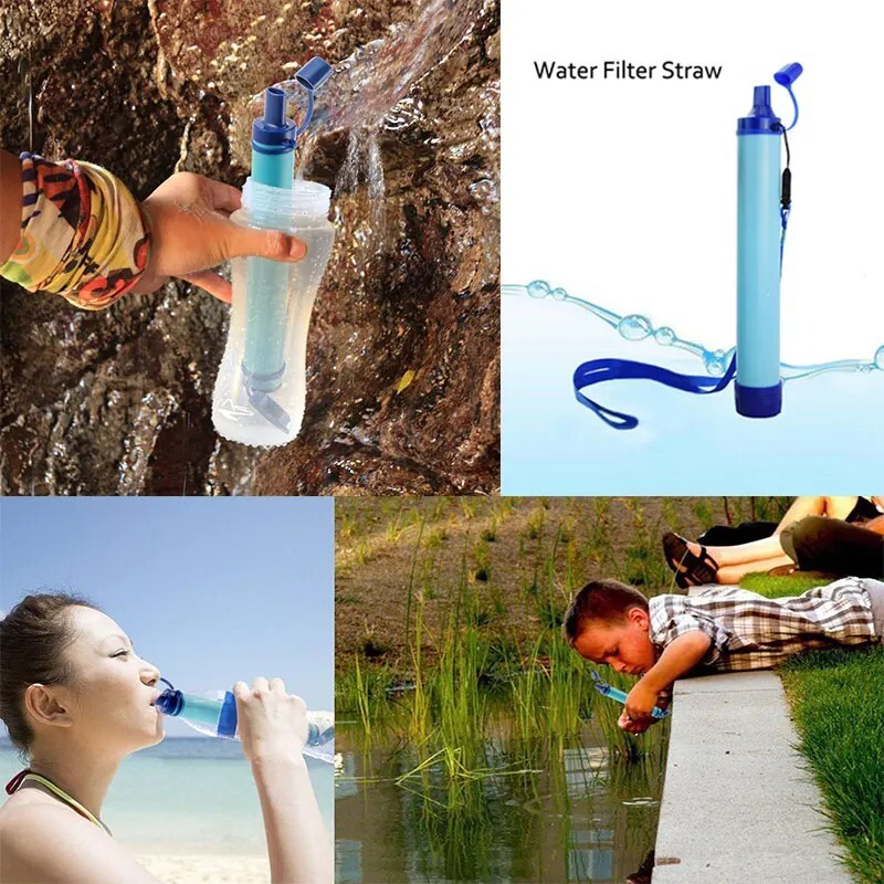 Filtros de agua Purificador de agua para acampar portatil senderismo exterior