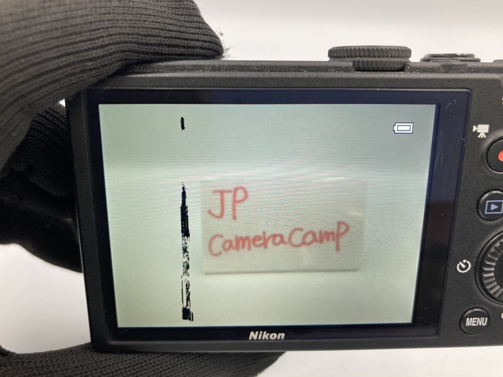 Excellent Nikon Coolpix P310 black Compact Digital Camera 16.1MP 0388