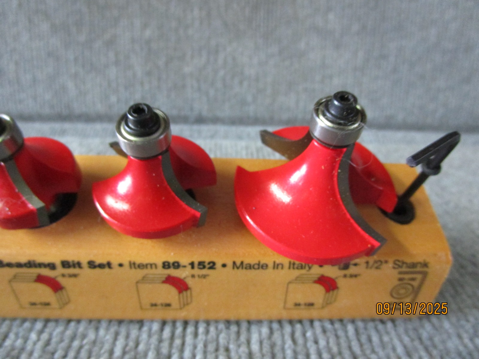 5pc Freud Rounding Over Router Bit Set