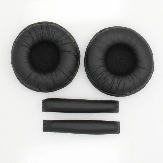 2PCS Replacement Ear Pads Cushion Headband For Sennheiser PX100 PX200 Headphones