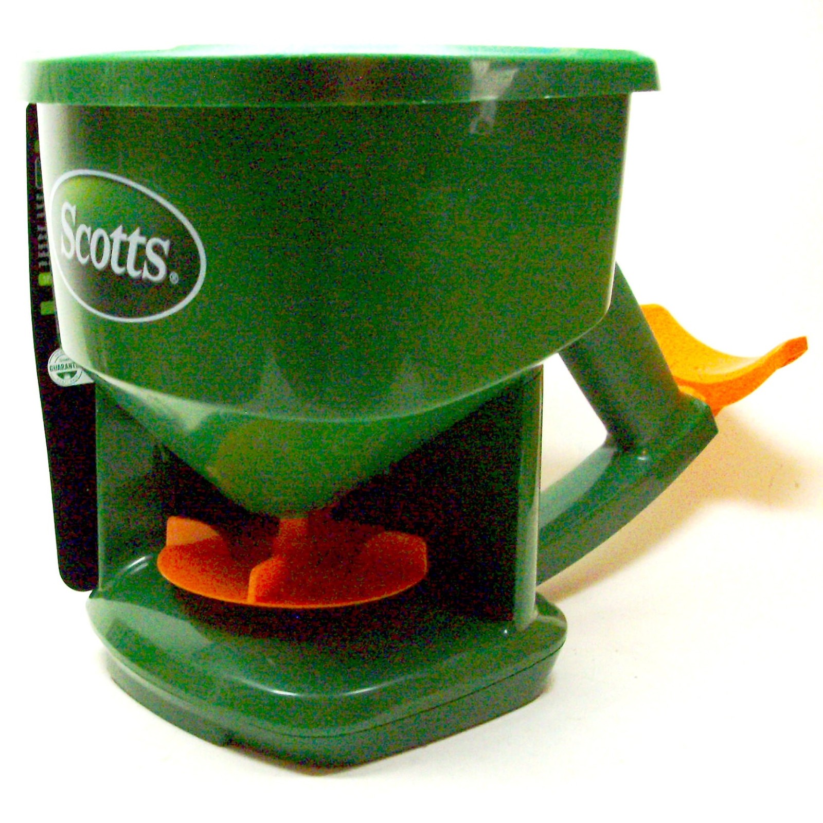 Scotts WHIRL HAND-POWERED Walk Behind Broadcast Seed SPREADER Grass Fertilizer +