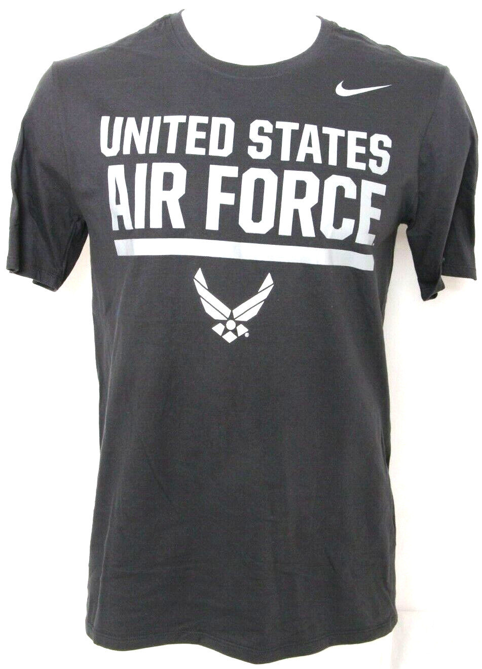 NEW Nike United States US Air Force USAF Core Cotton Gray SS Tee T-Shirt Men's L
