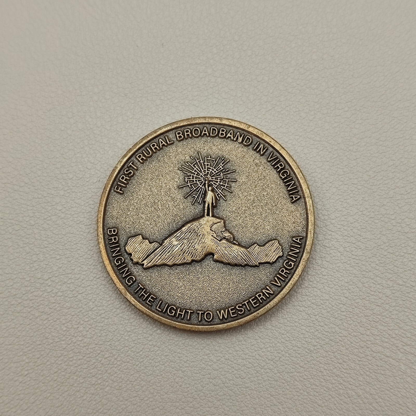 First Rural Broadband in Virginia Challenge Coin