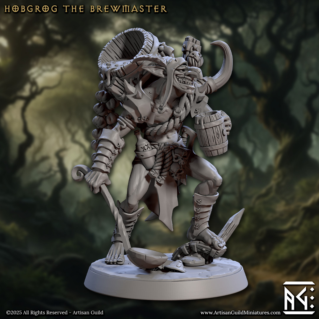 Hobgoblin Brewmaster - Goblin Head Cook - Artisan Guild - Dungeons and Dragons