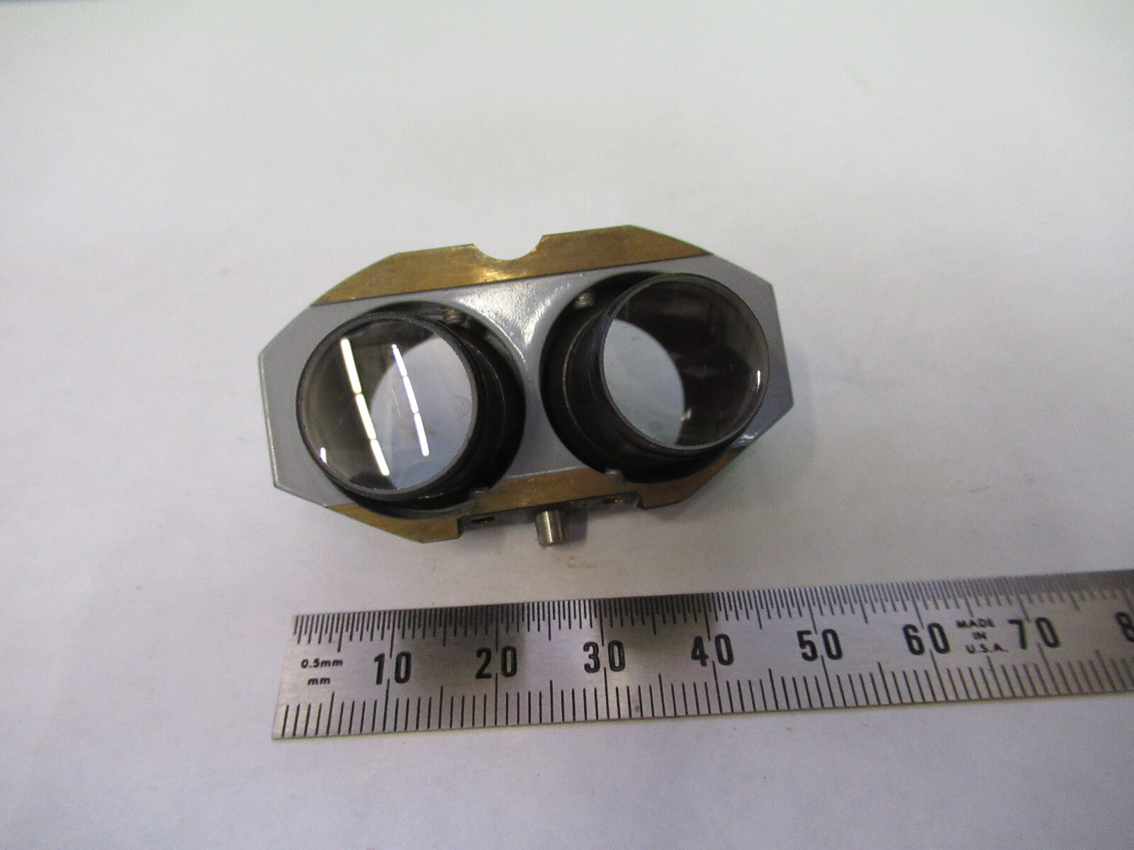 AO AMERICAN OPTICS STEREO OBJECTIVE 1X MICROSCOPE PART AS PICTURED X4-A-04