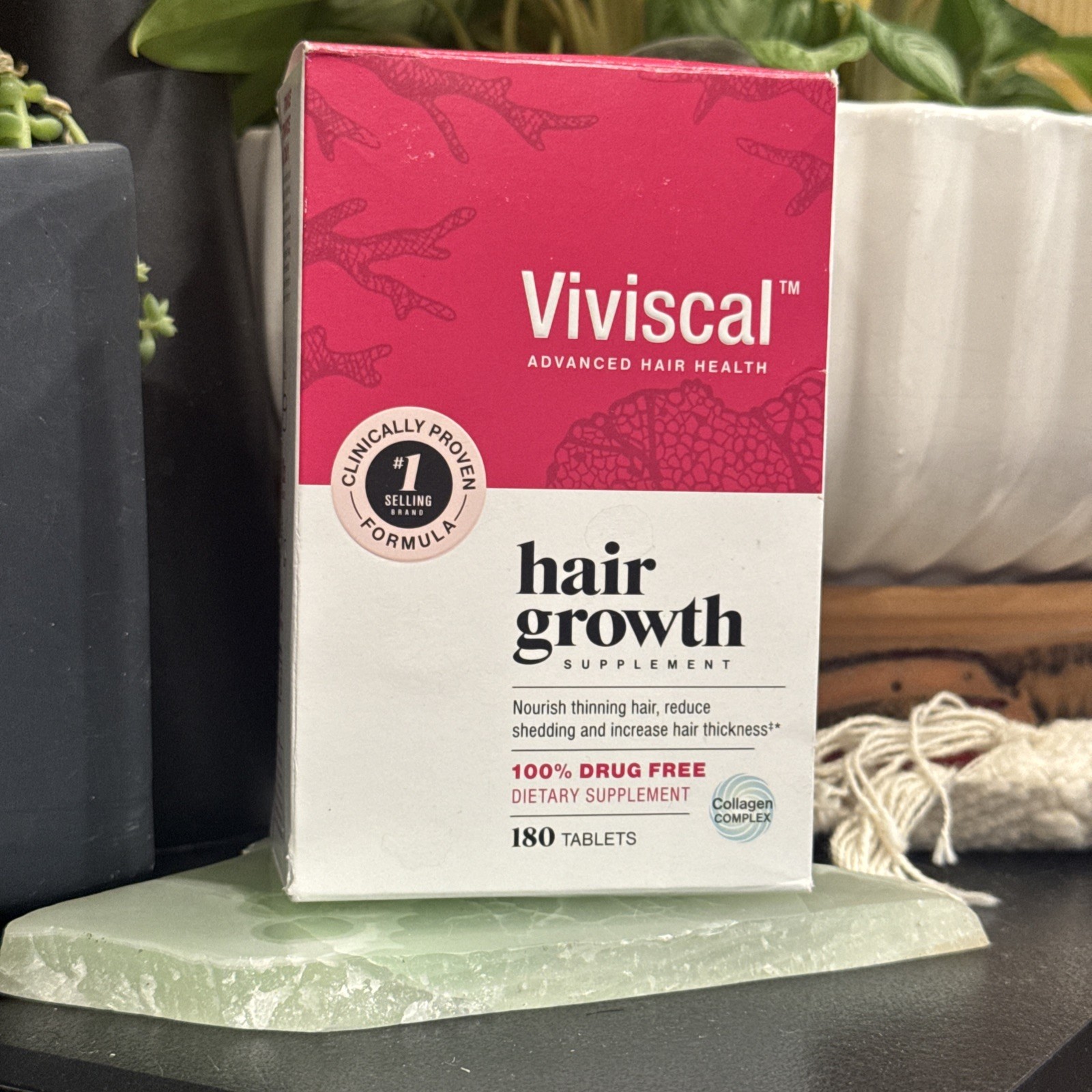 Vi vi-sc-al Hair Growth Supplement for Women 180 Tablets - (SHIPPED ORLANDO,FL)