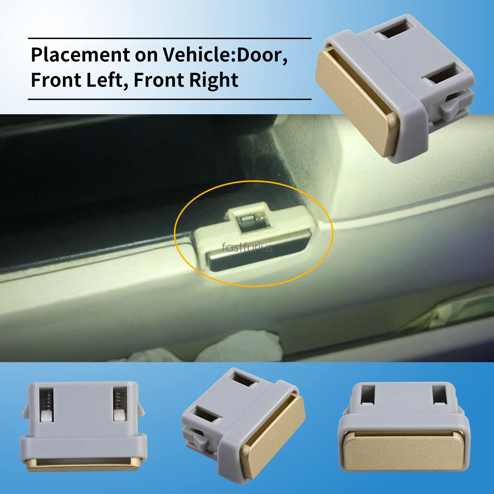2x For Lincoln town car arm rest latch 2003-2011-Door Compartment Release Button