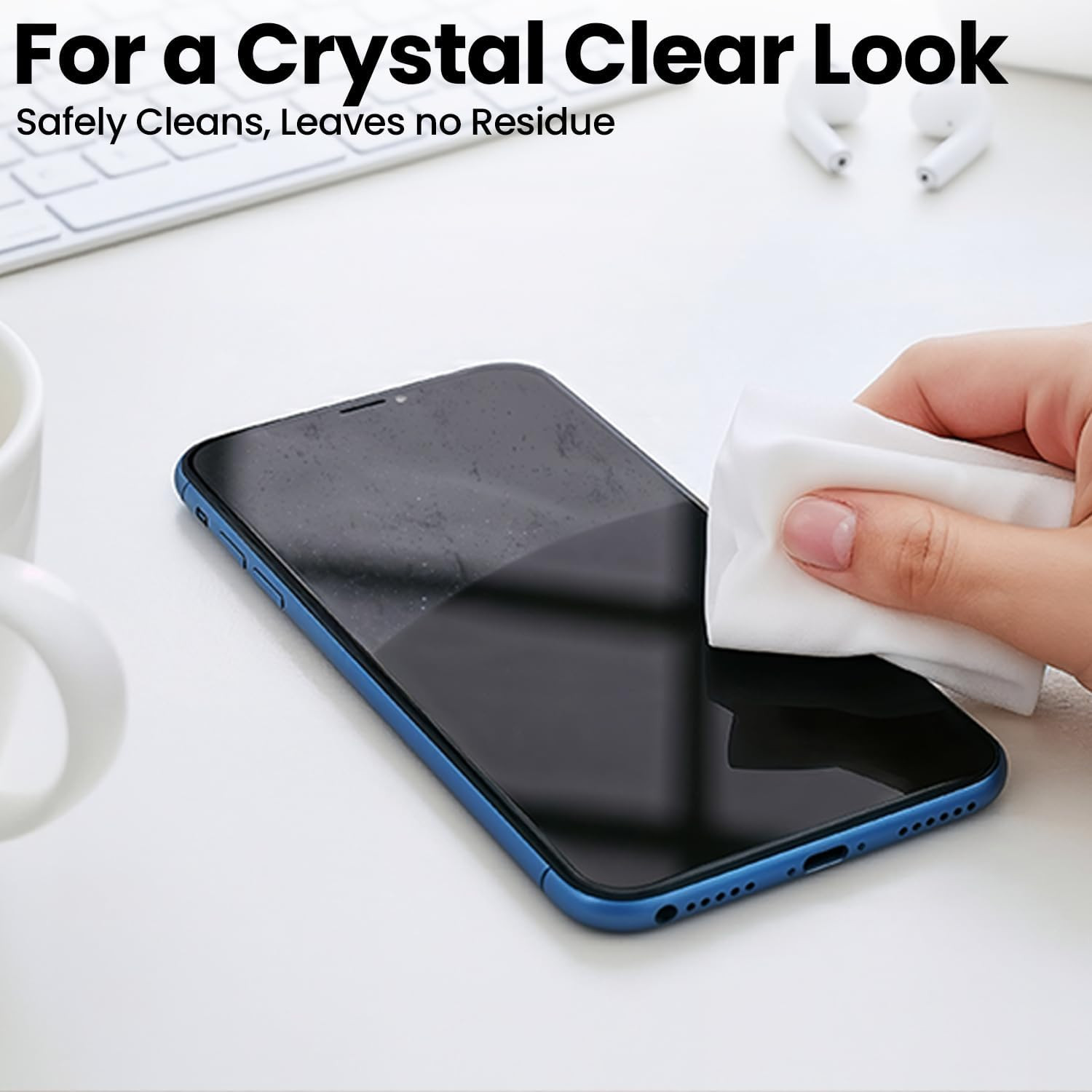 Screen Wipes - Electronic Wipes, Computer Screen Cleaner Wipes for Electronic...