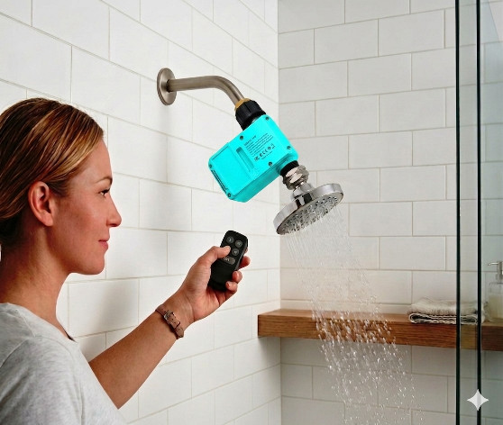 Remote Shower Timer for ADHD OCD Autism – Automatic Water Shutoff | Teen Routine
