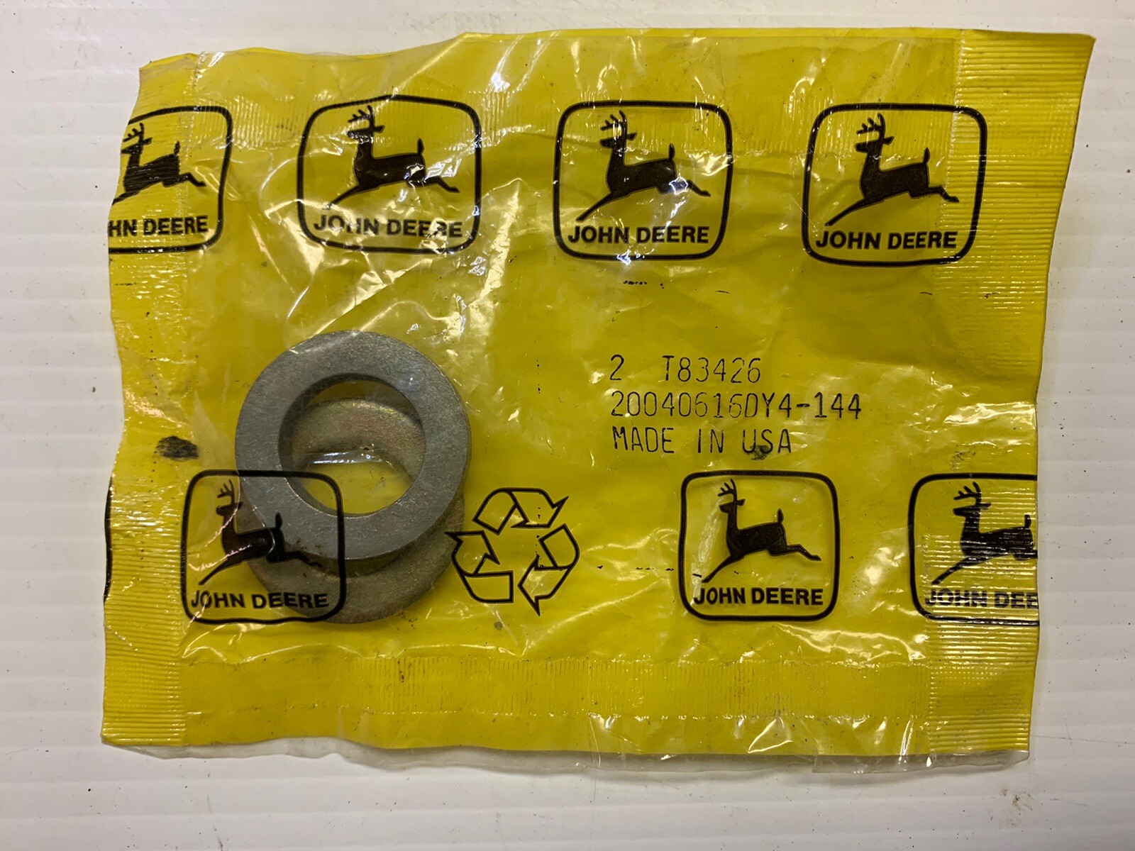 John Deere Genuine Parts T83426 (set Of Two Washers).