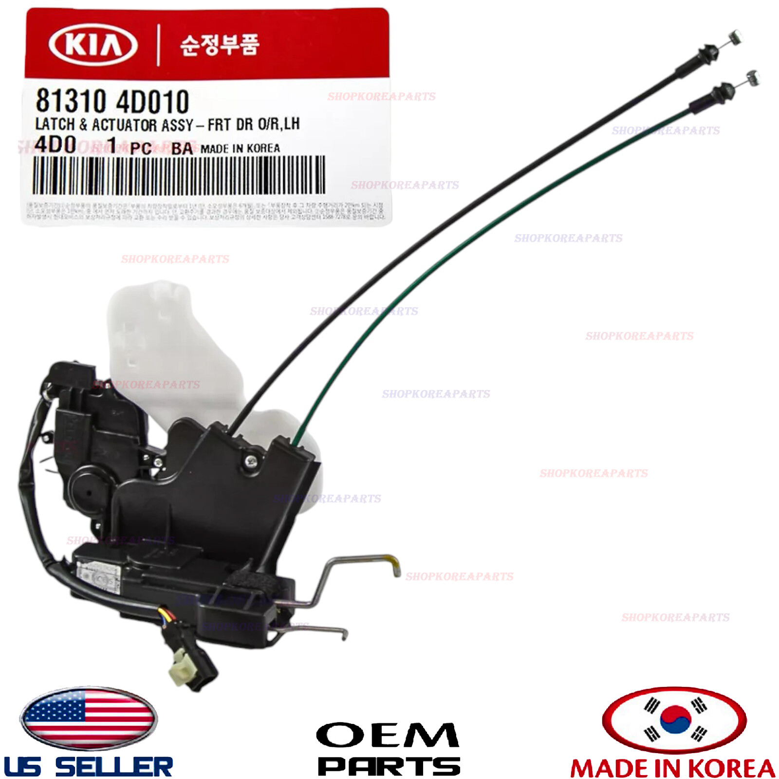 Genuine Front Door Left Lock Actuator Motor Driver Side SEDONA ENTOURAGE 2007-14