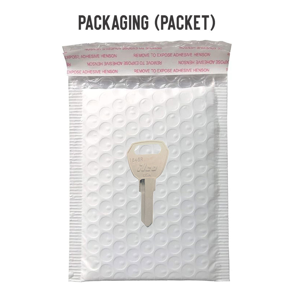 1645R Key Blank – Nickel