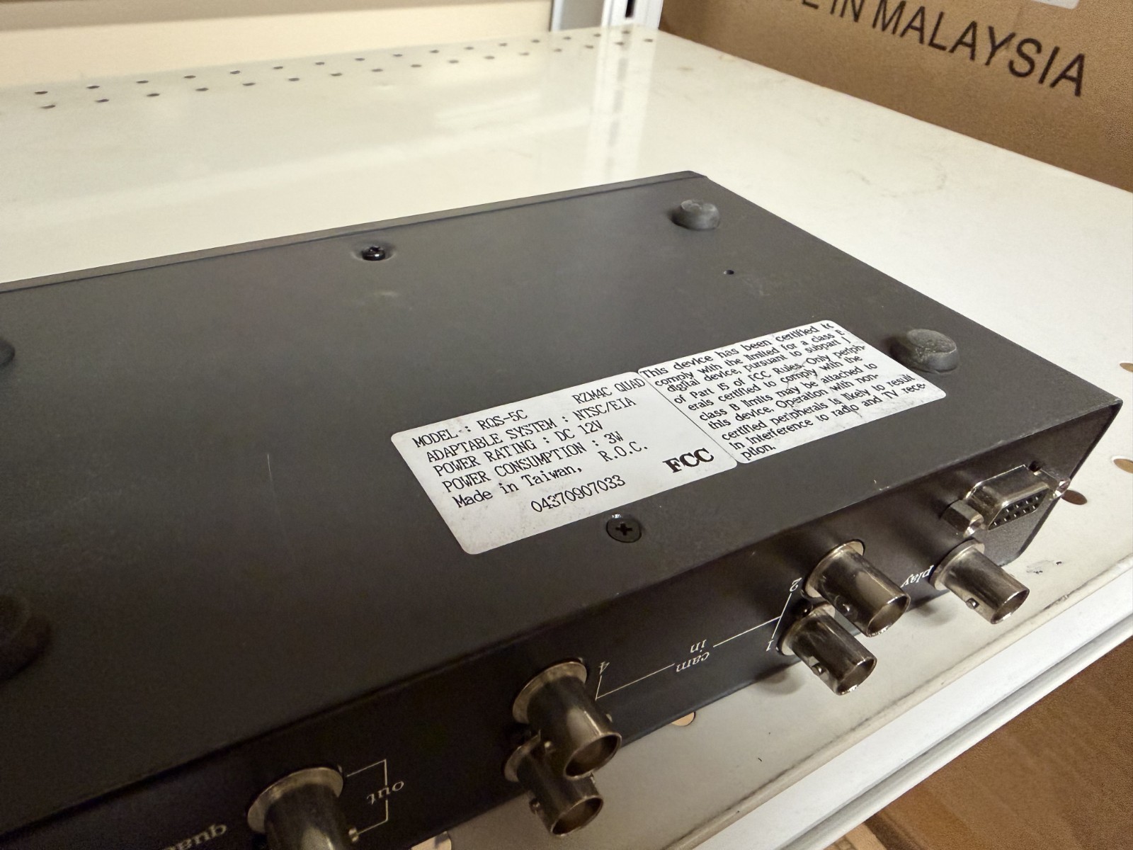 PRO VIDEO RQS-5C