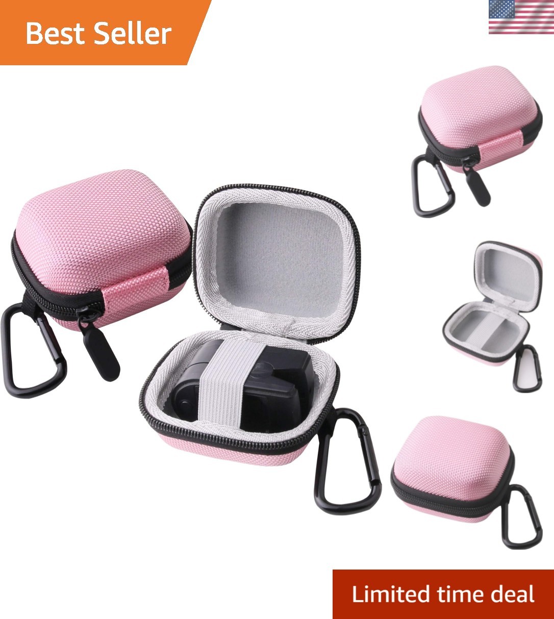 Compact & Stylish Hard Case for Fingertip Pulse Oximeter - Dustproof Protection