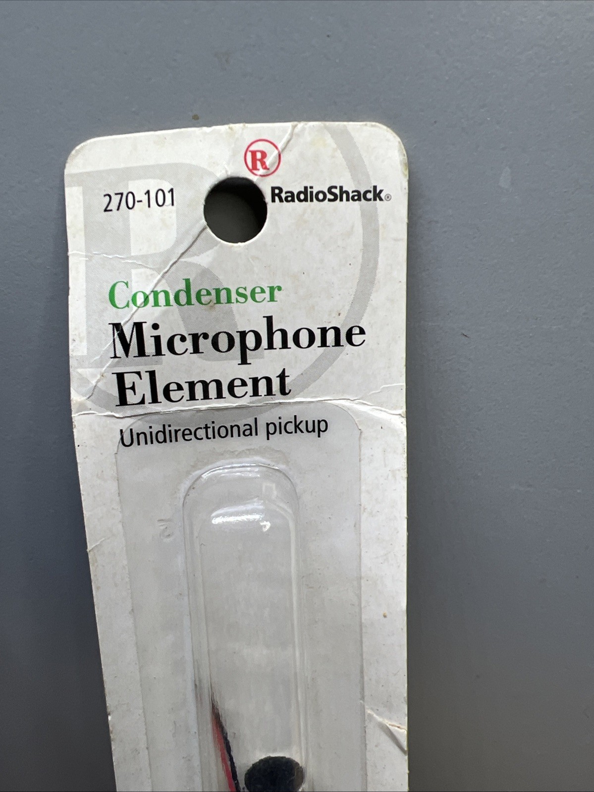 Vintage Radio Shack Replacement Condenser Microphone Element 270-101 NEW NOS