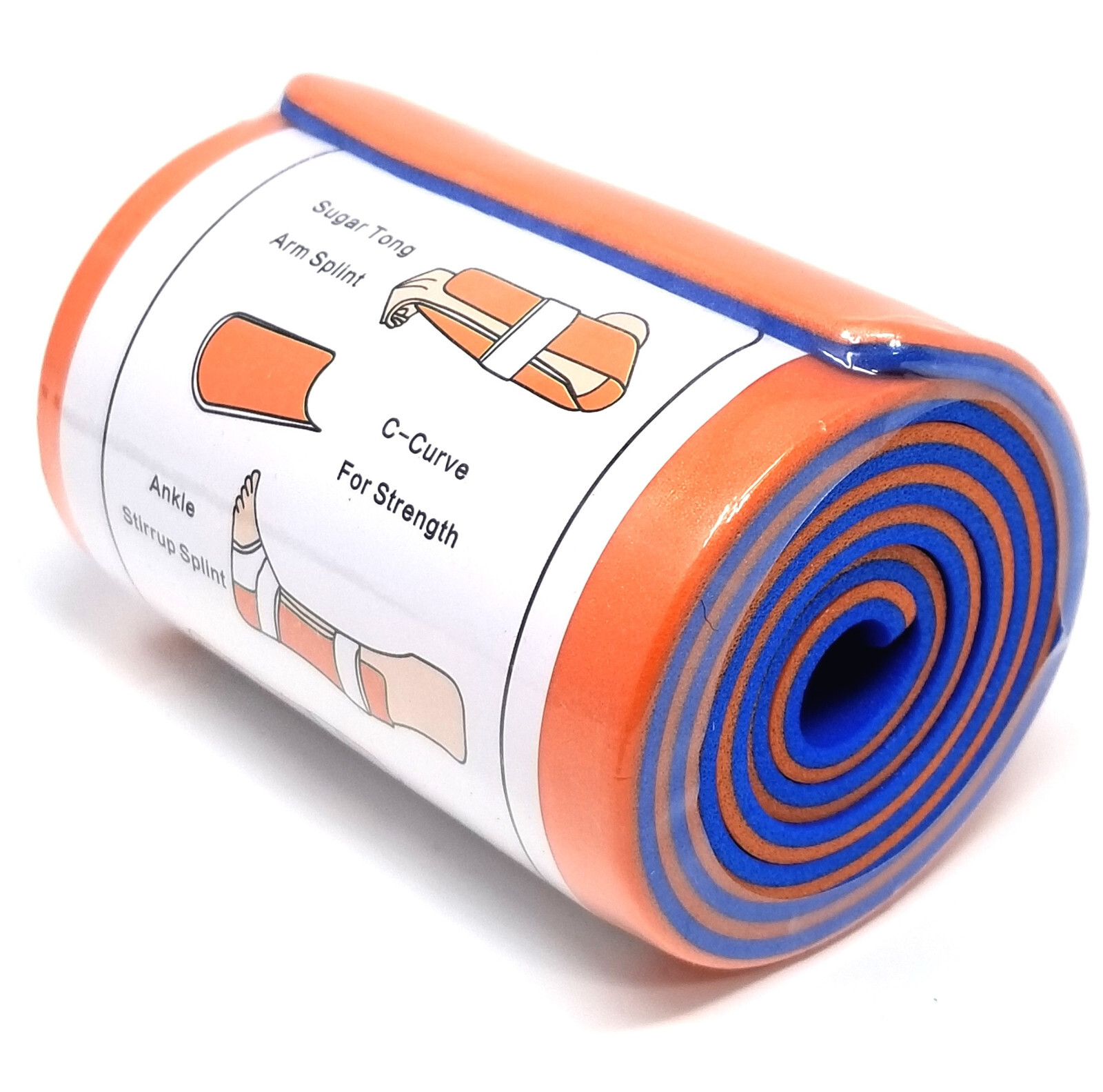 First Aid Emergency Splint 36" Universal Aluminum Roll for Sports Home Pets