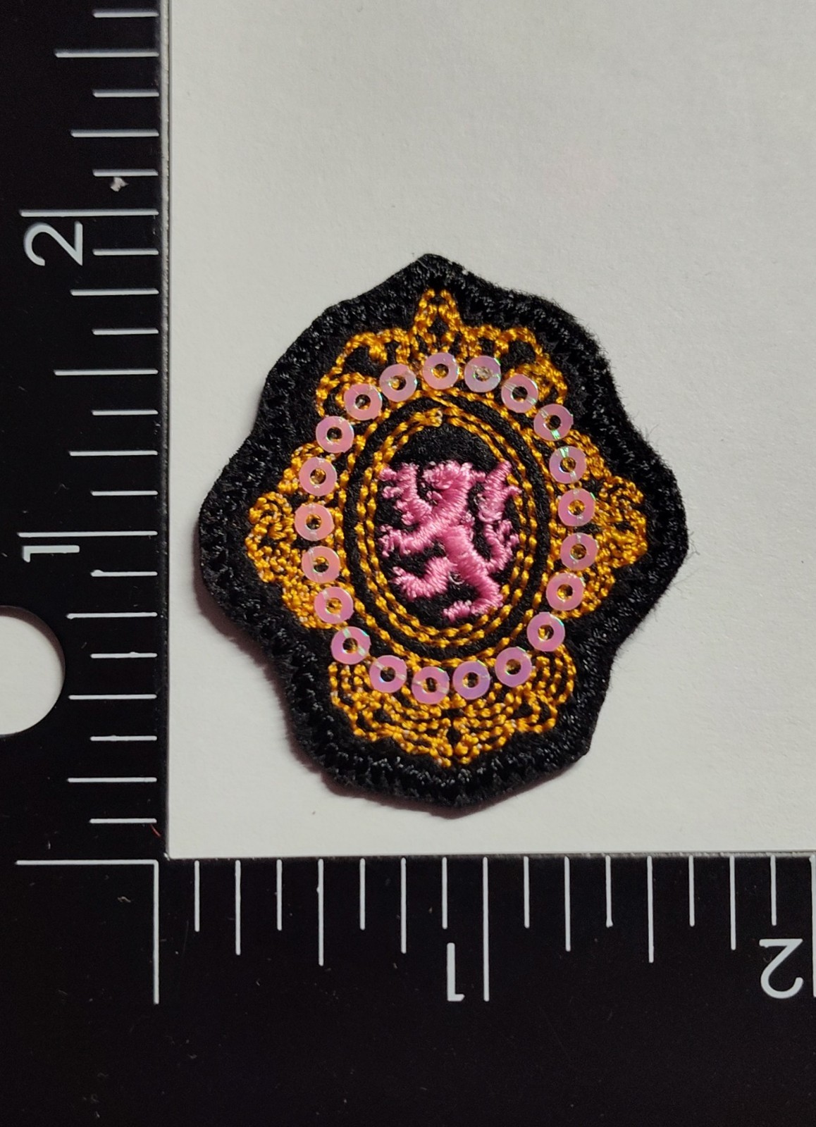 Oval Patch Lion Crest Crown Patch Scottish Infantry Division WWII Rare Collect.