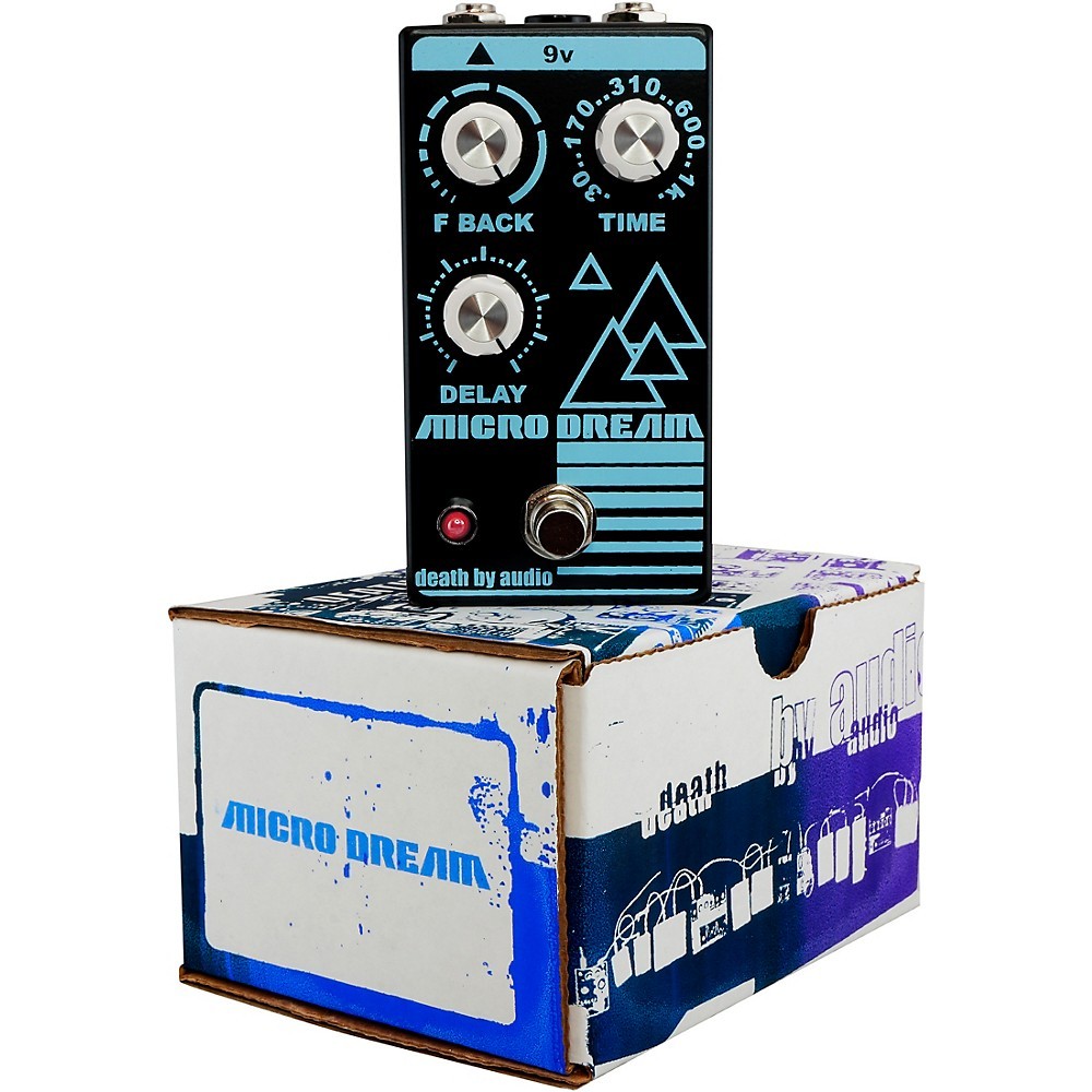DEATH BY AUDIO Micro Dream Lofi Delay Effects Pedal Black