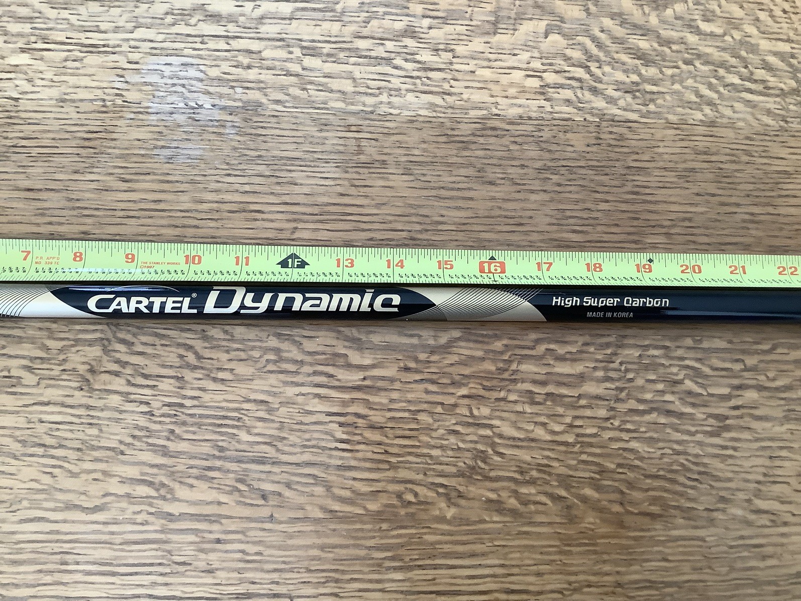 Cartel Dynamic Gold And Black 28 Inch Stabilizer