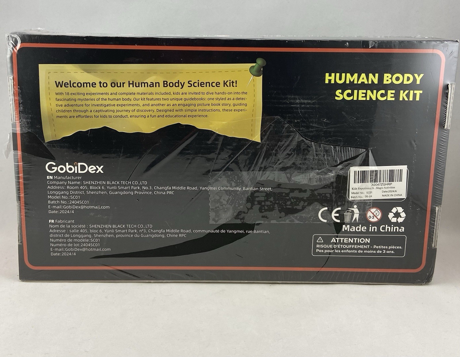 GobiDex Human Body Science Kit. New!