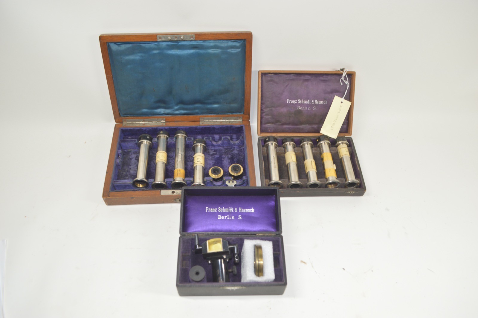 Lot Antique Franz Schmidt Haensch Spectroscopes (?) NIST / NBS Museum Pieces