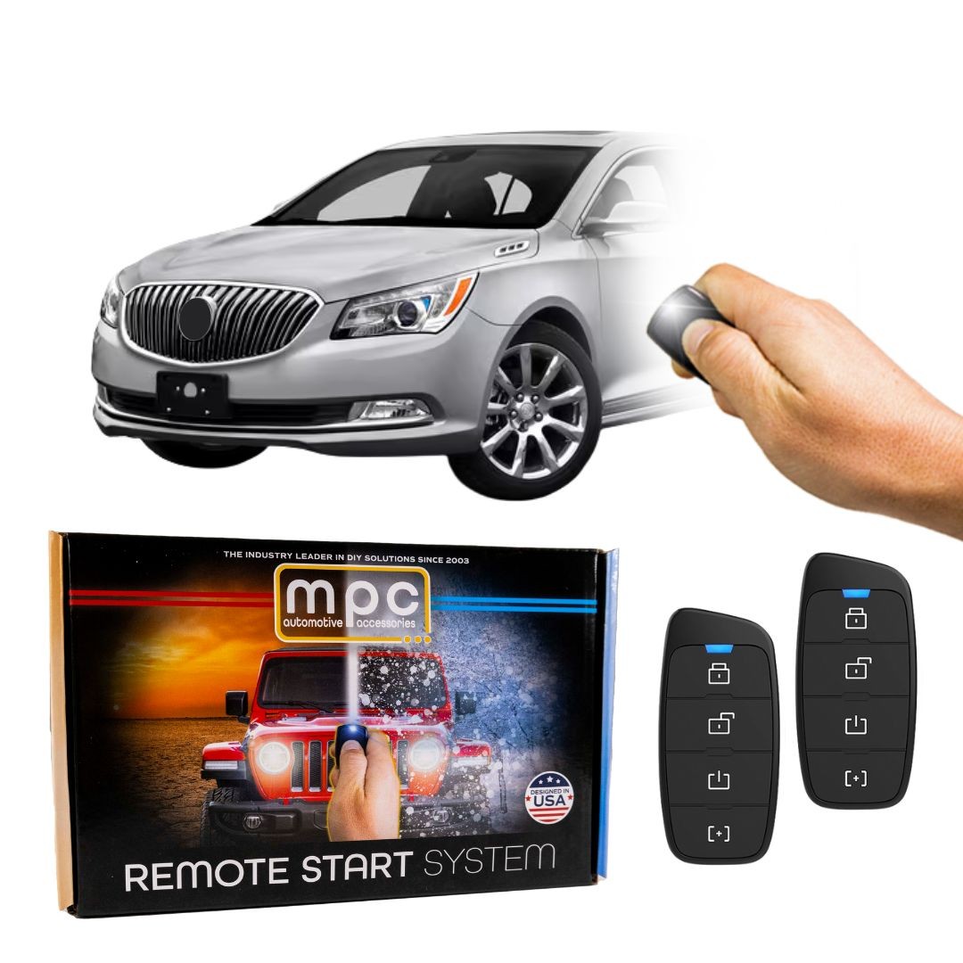 4-Button 2-Way Remote Starter For  2010-2016 Buick LaCrosse Key-to-Start