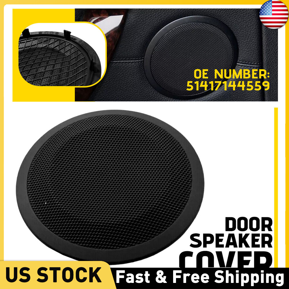 Front Door Speaker Cover Grill for BMW 323i 328i 335i xDrive 51417144559 | Black