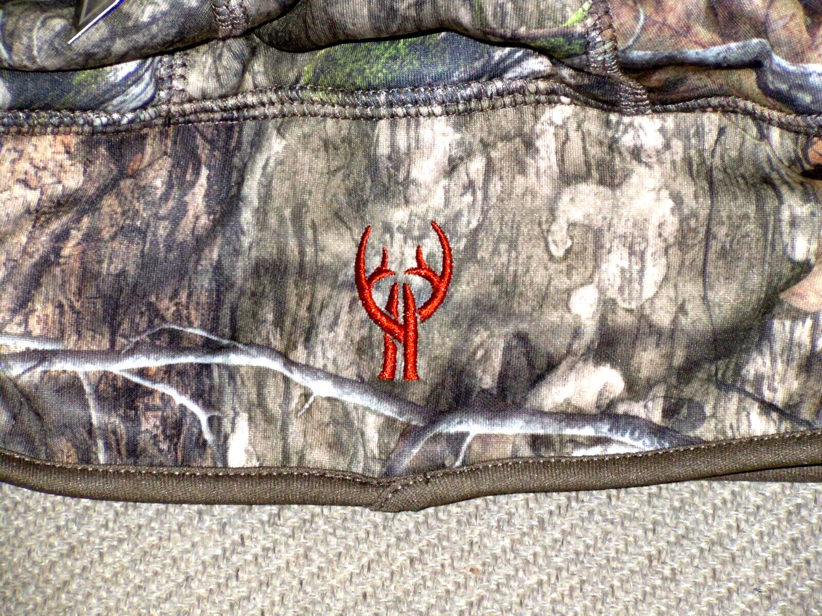 Huntworth Victor • Beanie Hat Cap Reversible Camo/Orange Fleece Hunting “NEW”