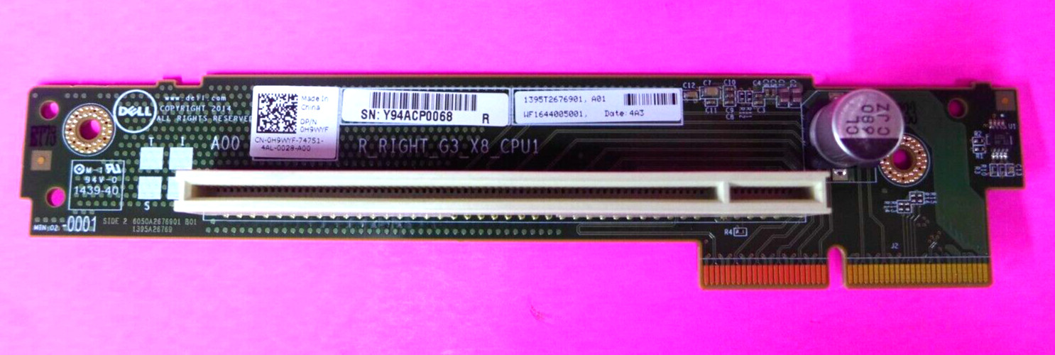 NEW Dell PowerEdge C4130 PCI-E Riser Card H9WYF