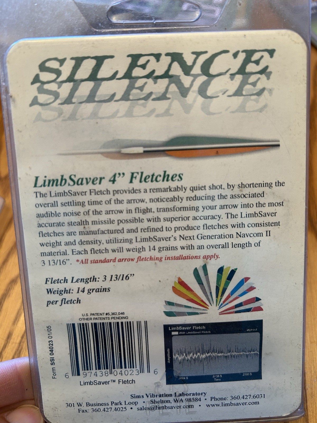 LIMBSAVER Silent Fletch 36 Pack 3sets