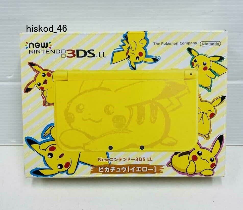 New Nintendo 3DS LL Pokemon Pikachu Edition Game Console Japan Limited W/ Box