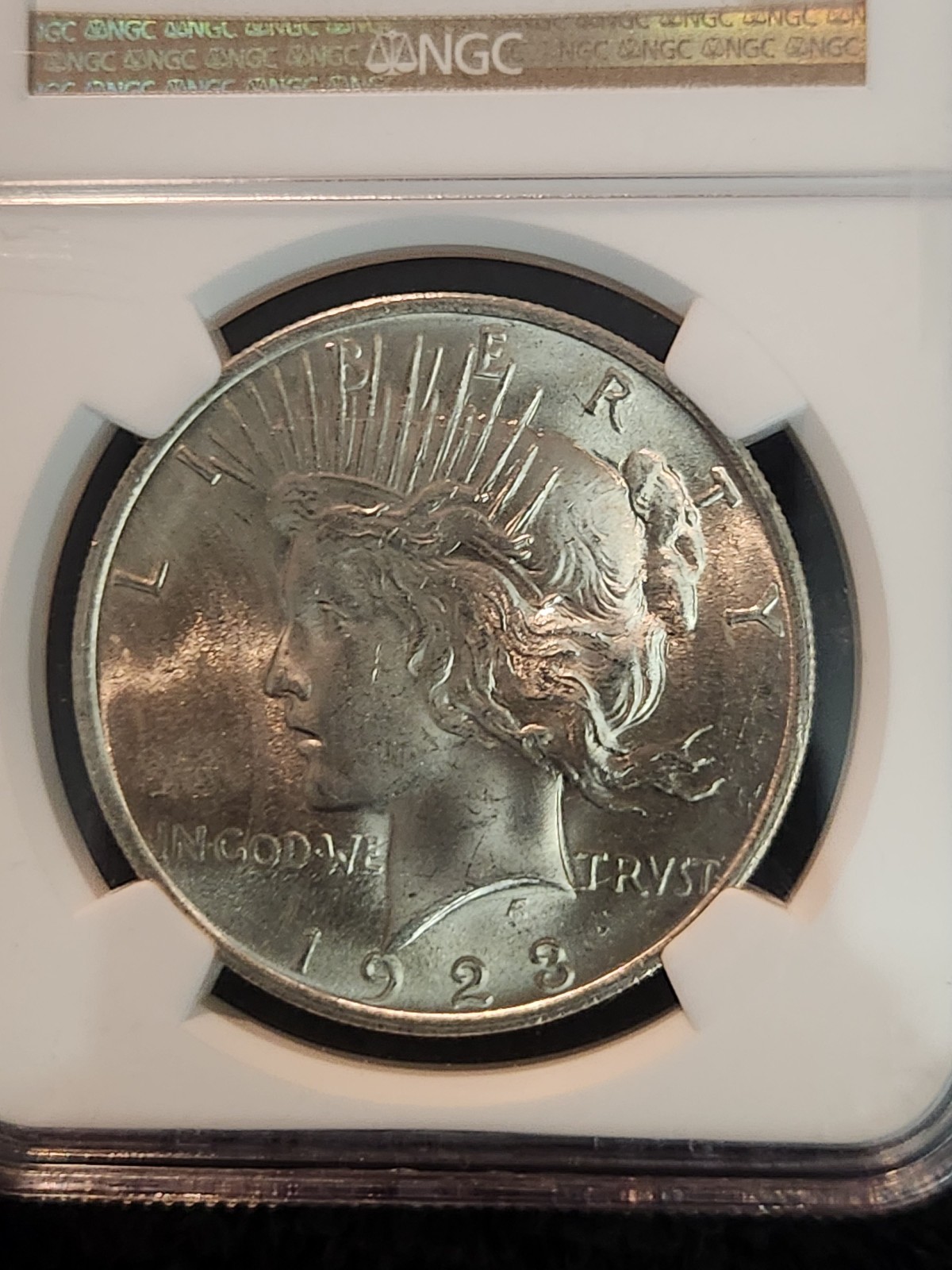1923 Peace Silver Dollar $1 NGC MS64 Philadelphia