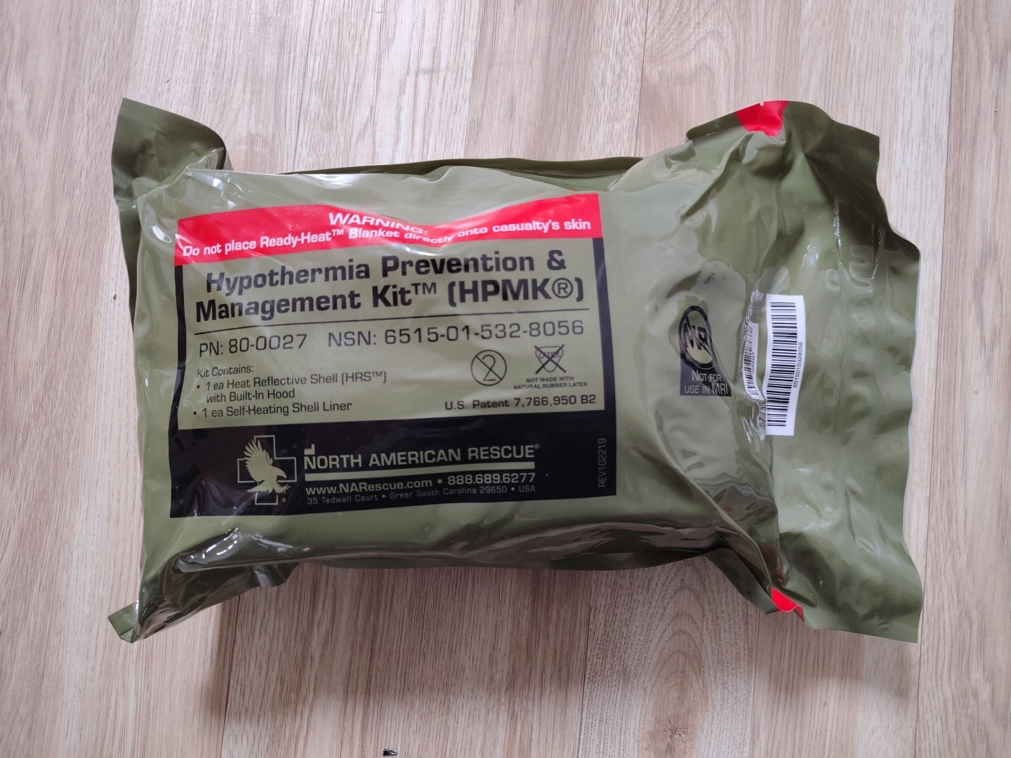 North American Rescue NAR Hypothermia Prevention & Management Kit HPMK 80-0027