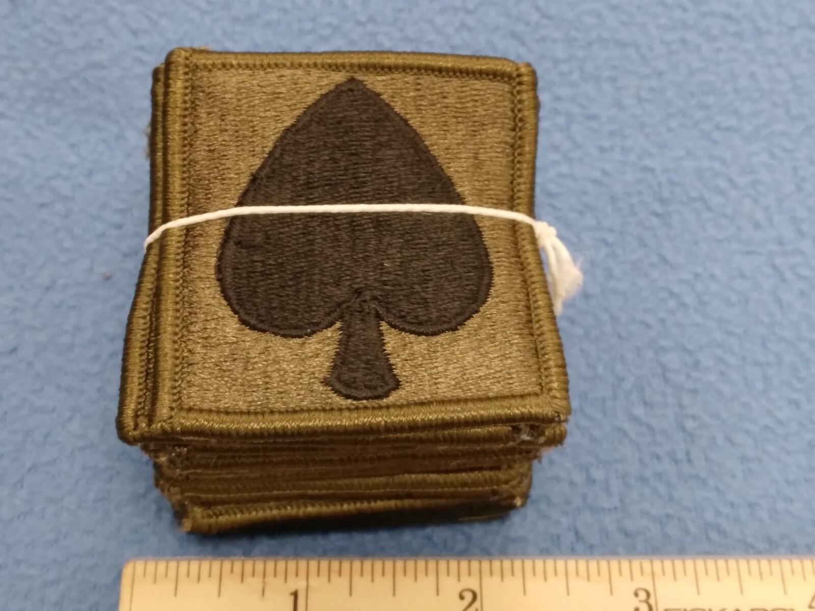 BUNDLE OF 20 - US ARMY 502nd INFANTRY SUBDUED 2 X 2 INCH HELMET PATCHES - NEW