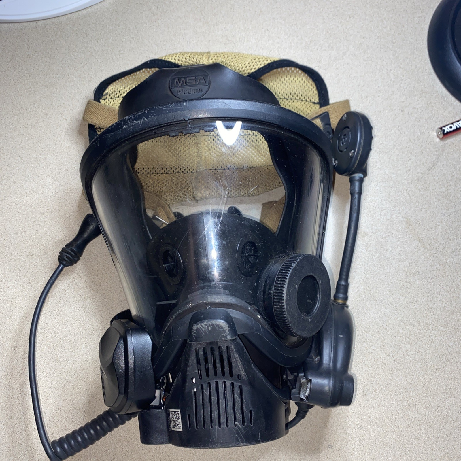 MSA Ultra Elite FullFace Fire M7 Mask - Size Medium - HUD AND AMPLIFIER INCLUDED