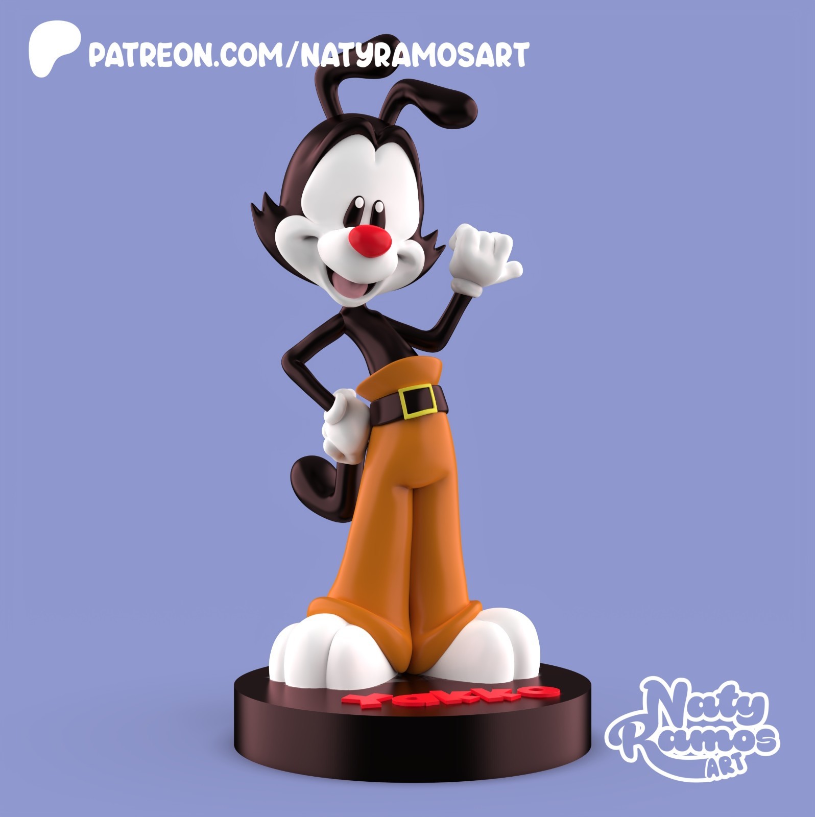 UNPAINTED Yakko Animaniacs 3D Printed Model Kit NR