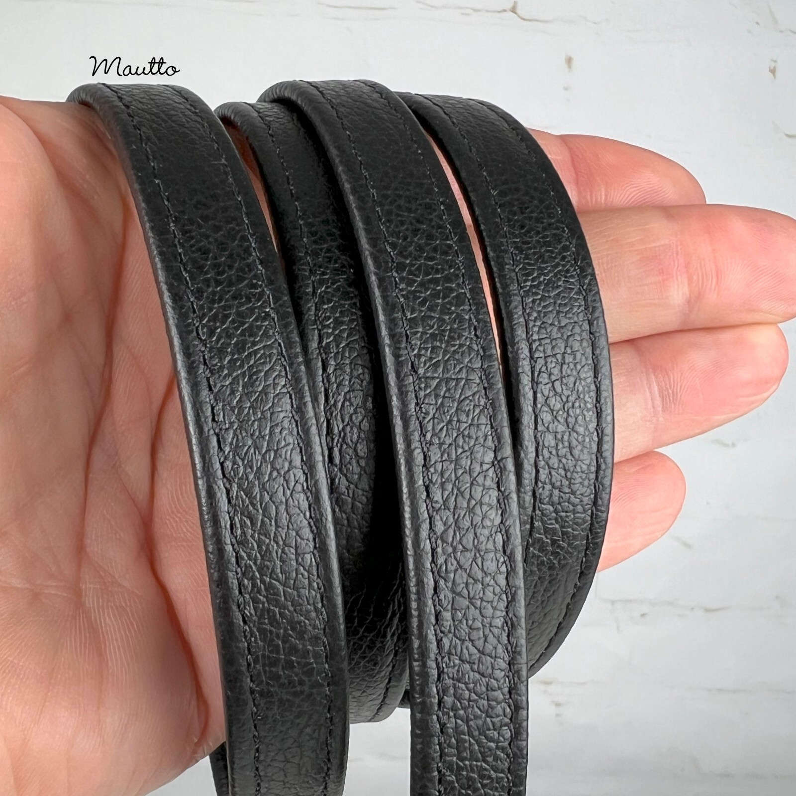 Soft Leather Crossbody Purse Strap - Customize Leather Color