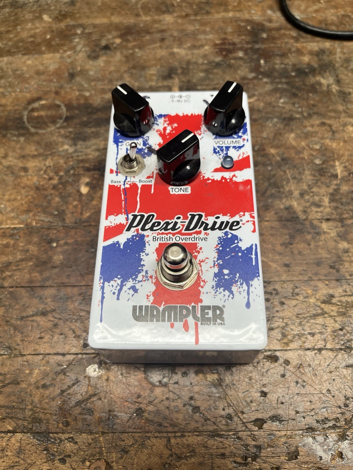 Used Wampler Plexi Drive British Over Drive Electric Guitar Effects Pedal