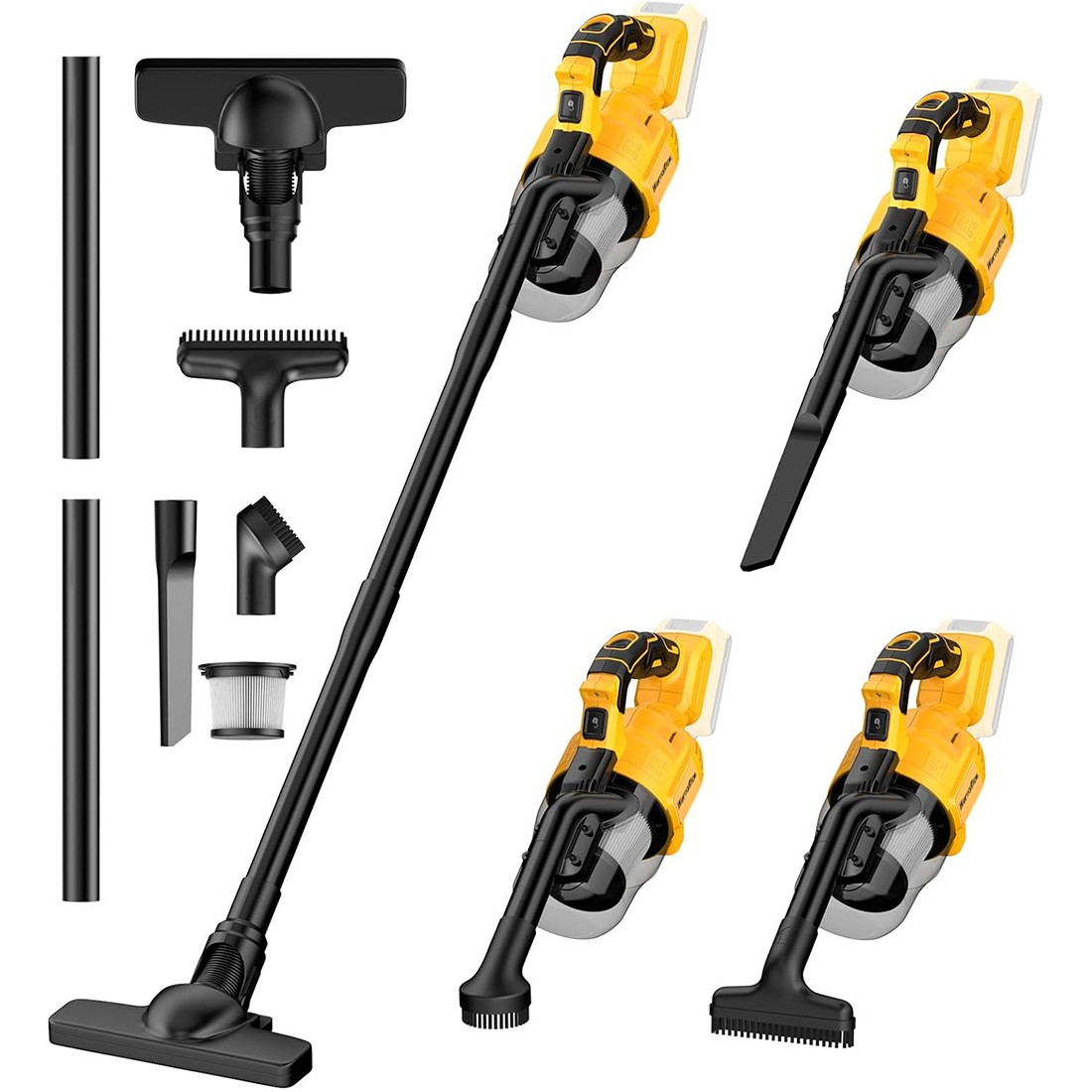 Cordless Vacuum for DeWalt 20V Battery, 5 in 1 Handheld Electric Vacuum Cleaner