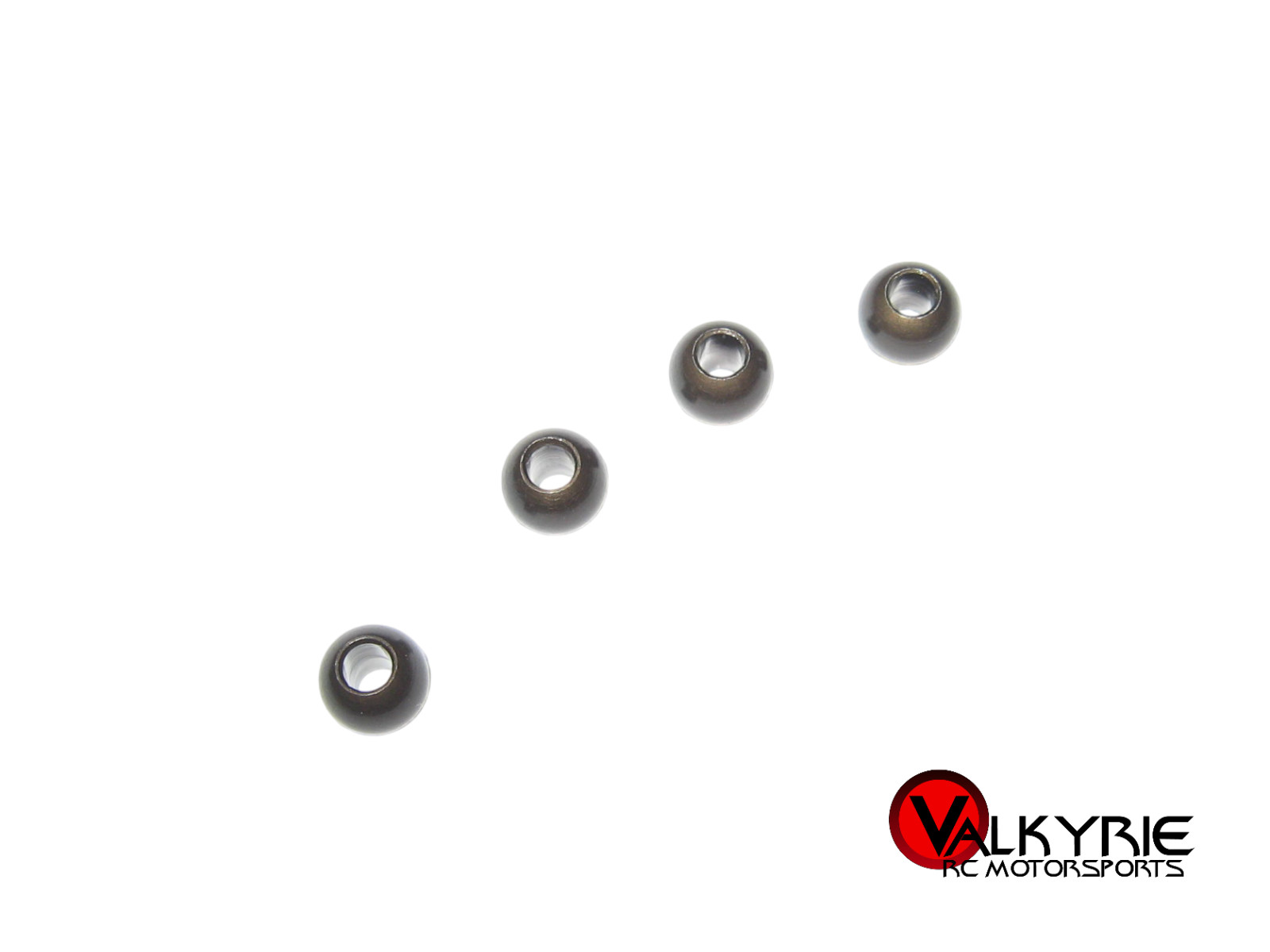Vintage RC Losi Suspension Balls Hard Aluminum Gray (4) 9940