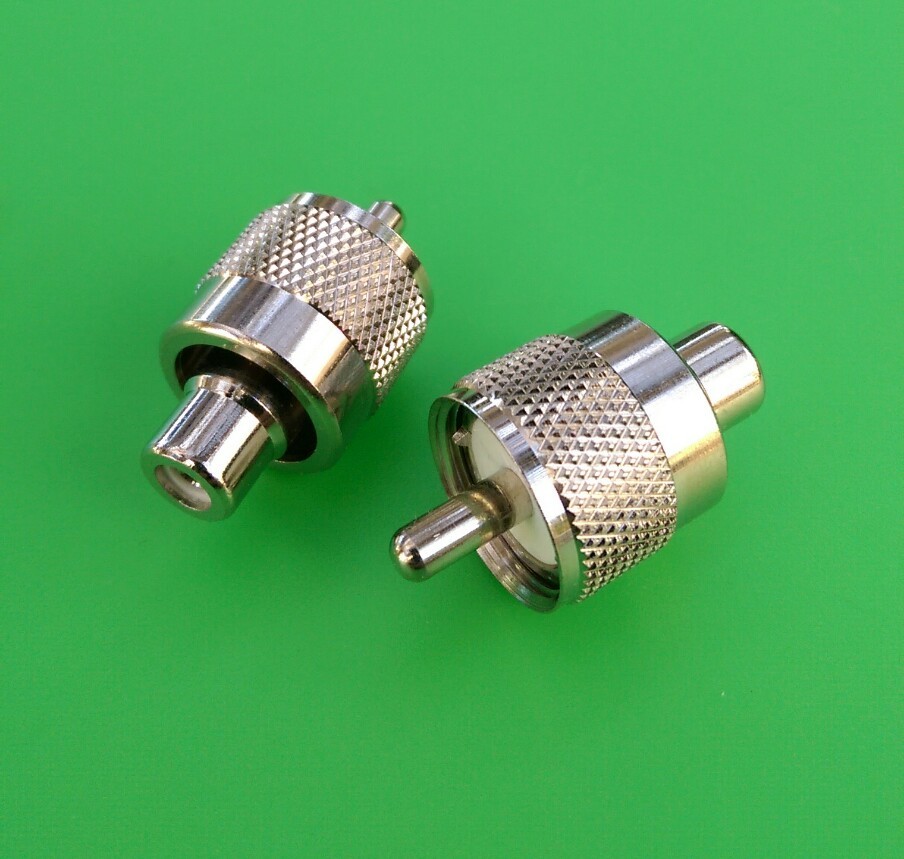(5 PCS) RCA Female to UHF Male Adapter - USA Seller