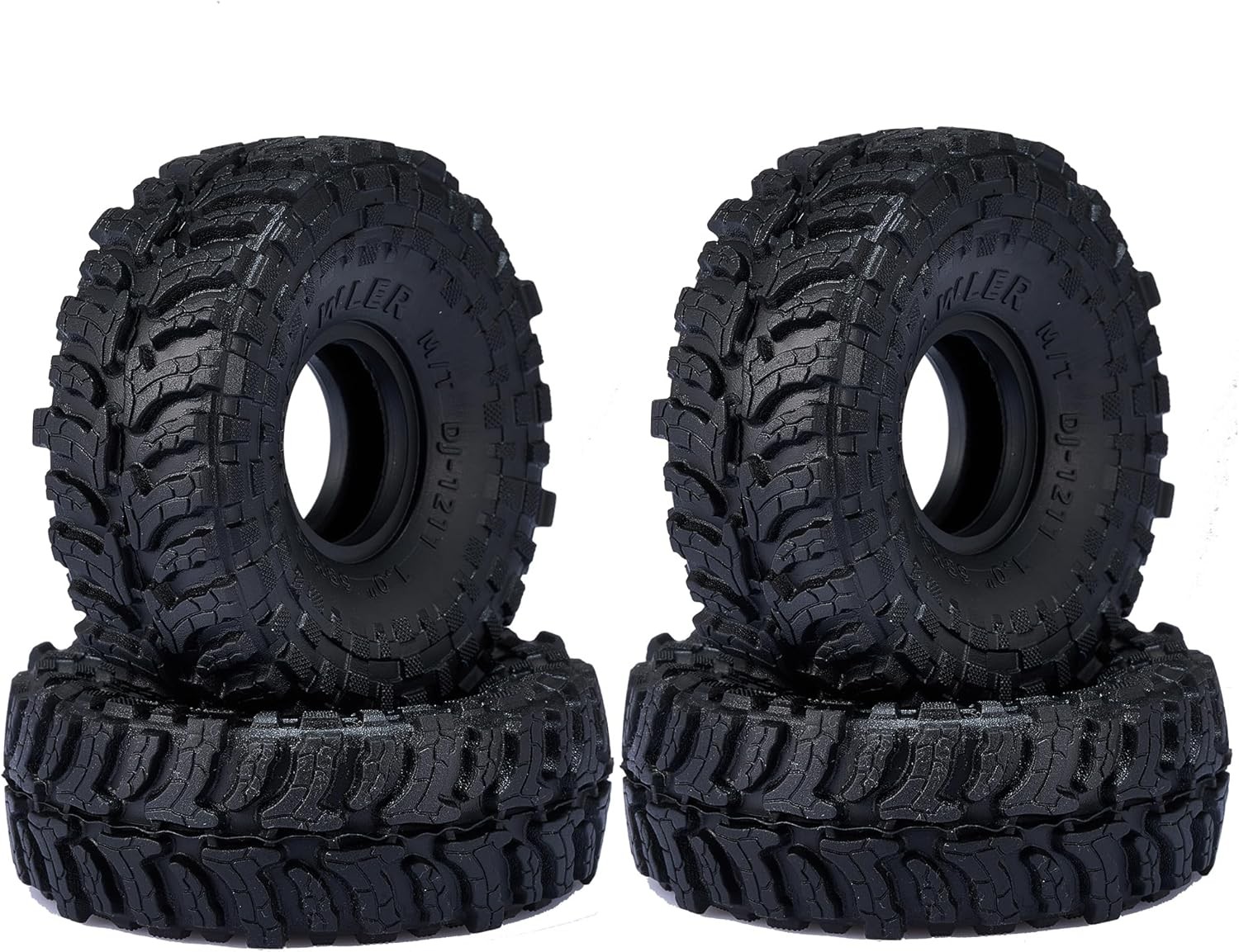 DJCRAWLER Super Large Soft Sticky 1.0 Crawler Tires 68 * 26mm for Version 1