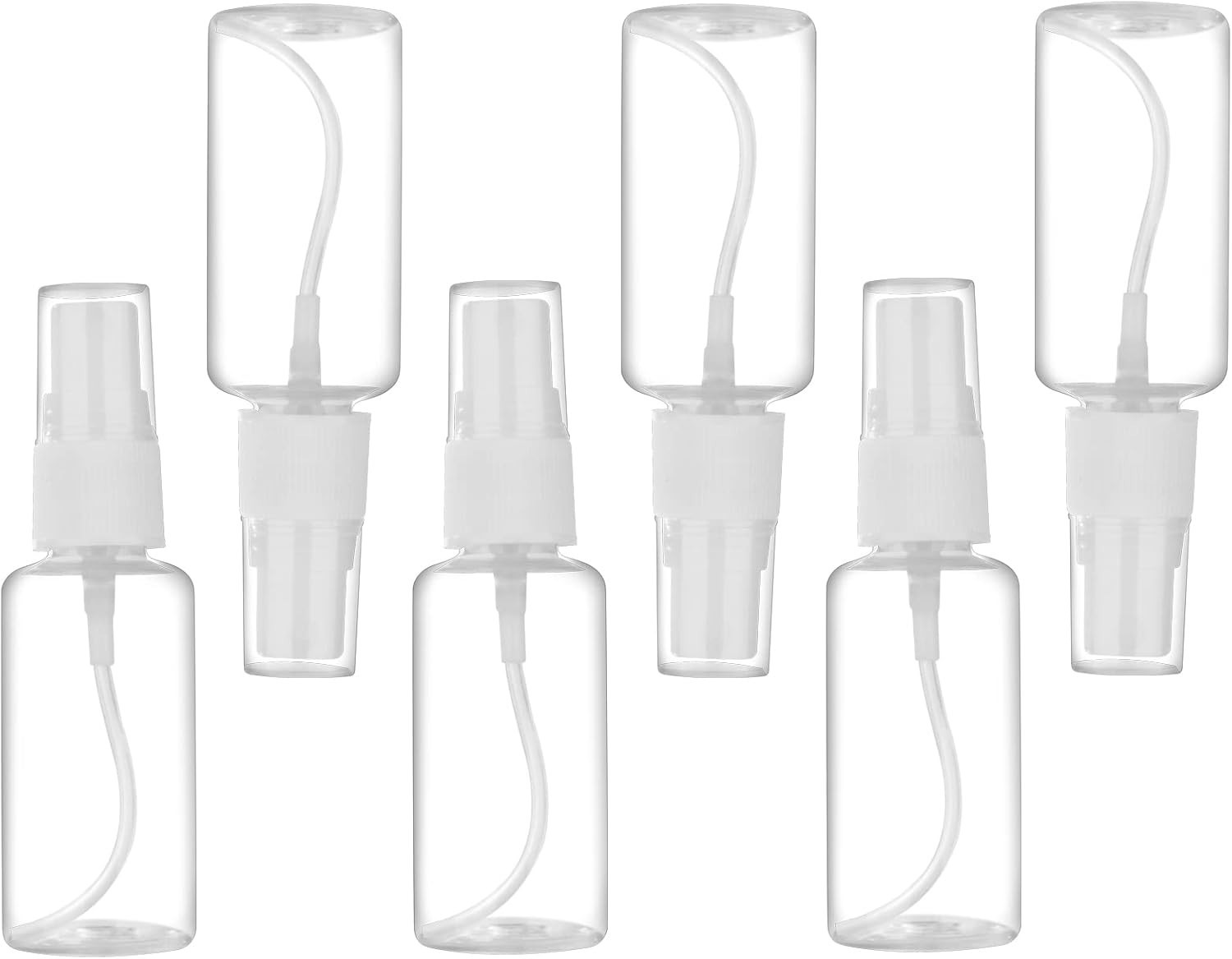 Spray Bottle, 1oz30ml Small Plastic Fine Mist Spray Bottles, Mini Bottles 6 Pack